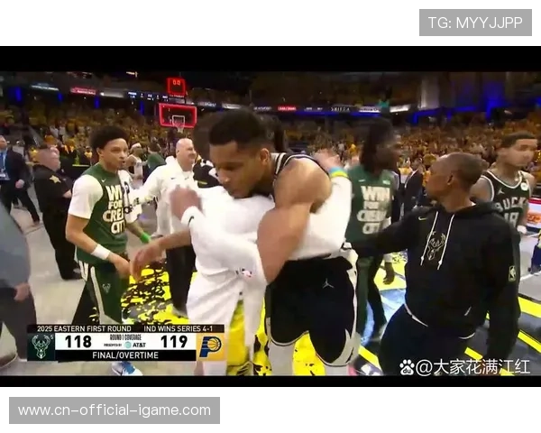 NBA雄鹿外线命中瞬间打停对手
